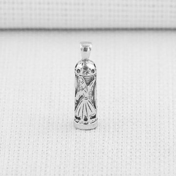 Semazen Detaylı Cevşeni Kebir Dualı 925 Ayar Gümüş Kolye Cevşen Ucu