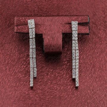 2 Sıra Çarpraz Gümüş Bayan Set