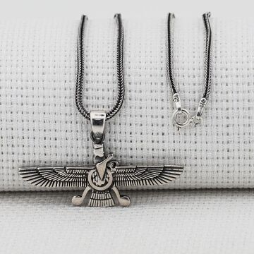 Ahura Mazda 925 Ayar Gümüş Kolye