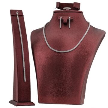 2 Sıra Gümüş Bayan Set