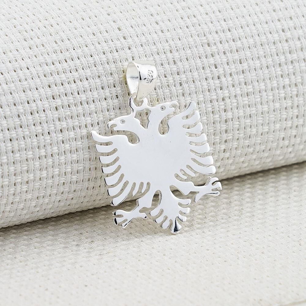 Arnavut Kartalı 925 Ayar Gümüş Kolye Ucu