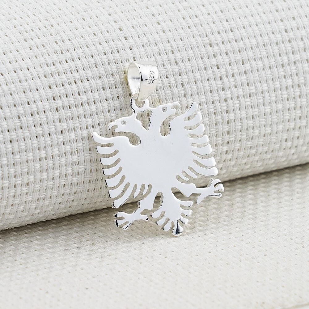 Arnavut Kartalı 925 Ayar Gümüş Kolye Ucu