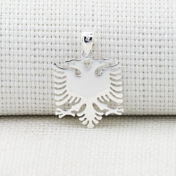 Arnavut Kartalı 925 Ayar Gümüş Kolye Ucu