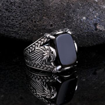 925 AYAR GÜMÜŞ KARTAL PENÇE MODEL YÜZÜK