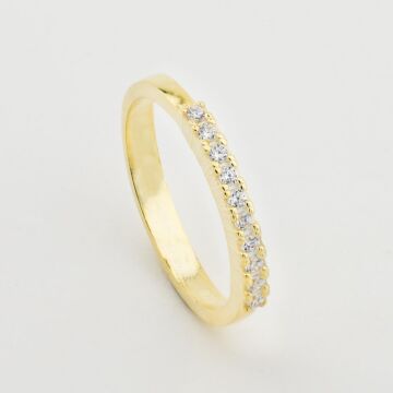 Tek Sıra Su Yolu Gümüş Bayan Set