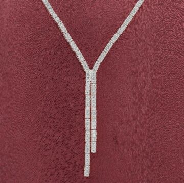 Tek Sıra Su Yolu Gümüş Bayan Set