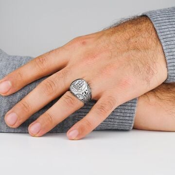 Gemi Tasarımlı 925 Ayar Gümüş Yüzük