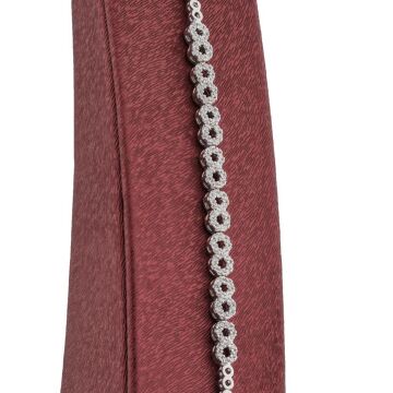 Sonsuzluk Tasarımlı Gümüş Bayan Set