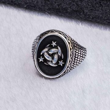 925 Ayar Gümüş Teşkilatı Mahsusa Erkek Yüzük