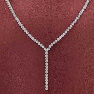 Yuvarlak Tasarımlı Gümüş Bayan Set