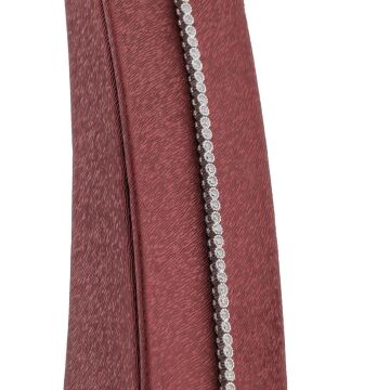 Yuvarlak Tasarımlı Gümüş Bayan Set