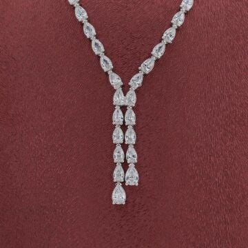 Damla Tasarımlı Gümüş Bayan Set