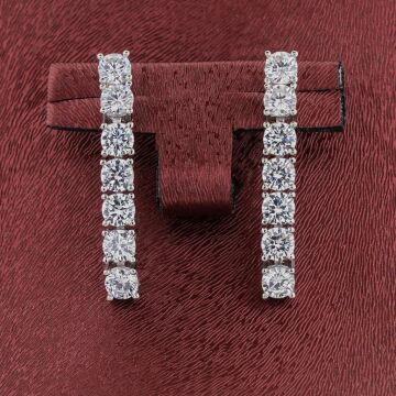 Su Yolu Tasarımlı Gümüş Bayan Set