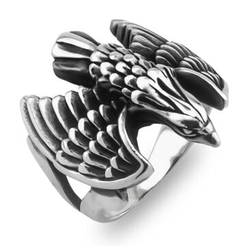 Kartal Tasarımlı 925 Ayar Gümüş Yüzük