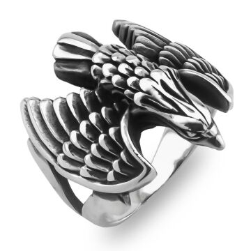 Kartal Tasarımlı 925 Ayar Gümüş Yüzük