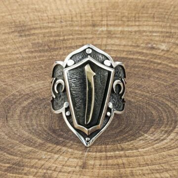 925 Ayar Gümüş Elif Başparmak Zihgir Yüzüğü