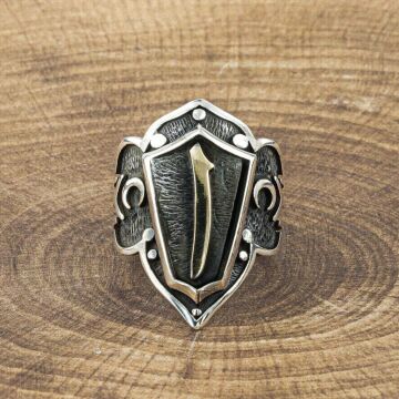 925 Ayar Gümüş Elif Başparmak Zihgir Yüzüğü