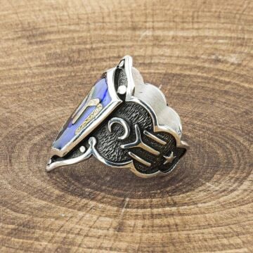 925 Ayar Gümüş Kayı Boyu Başparmak Zihgir Yüzüğü