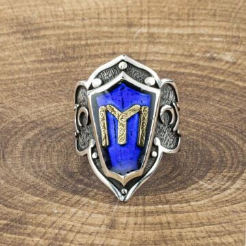 925 Ayar Gümüş Kayı Boyu Başparmak Zihgir Yüzüğü