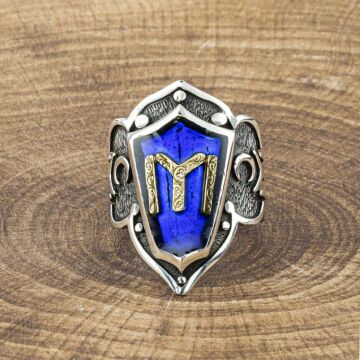 925 Ayar Gümüş Kayı Boyu Başparmak Zihgir Yüzüğü