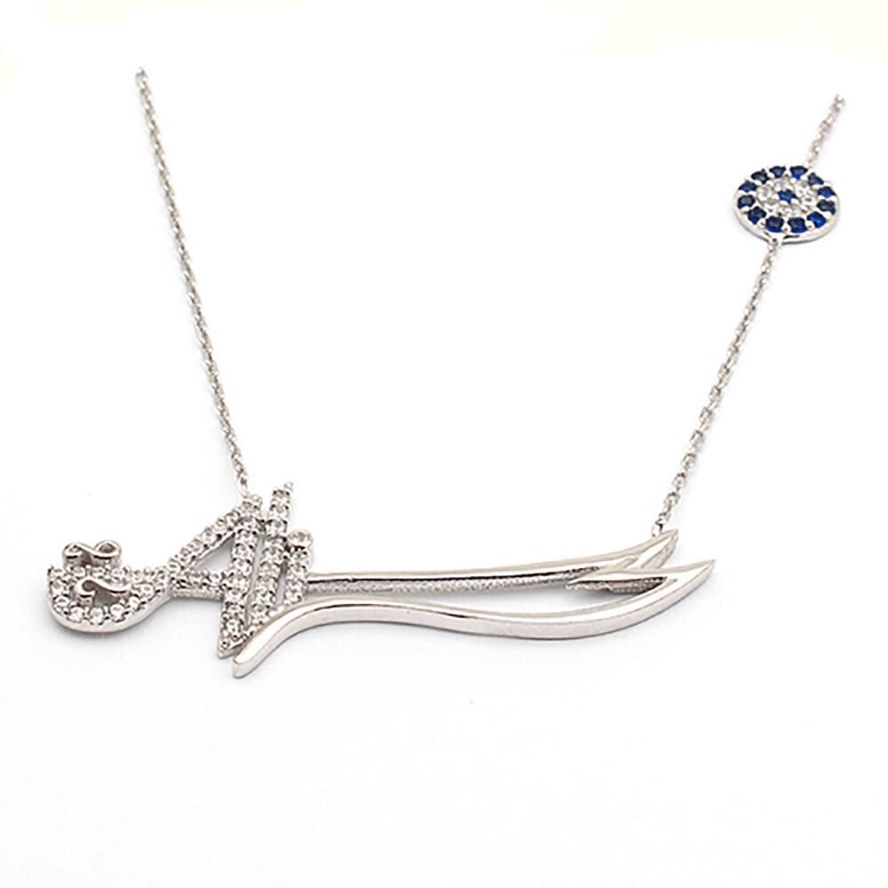 925 Ayar Gümüş Hz Ali Nazar Kolye