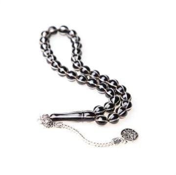 Arpa Kesim 925 Ayar Gümüş Püsküllü 6'Lı Karpuz Dilimi Tesbih