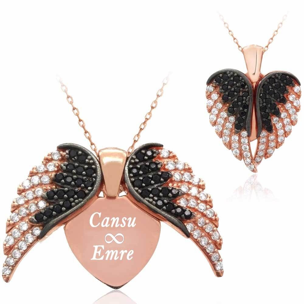 925 Ayar Gümüş Kalbimdeki Sır  Kolyesi