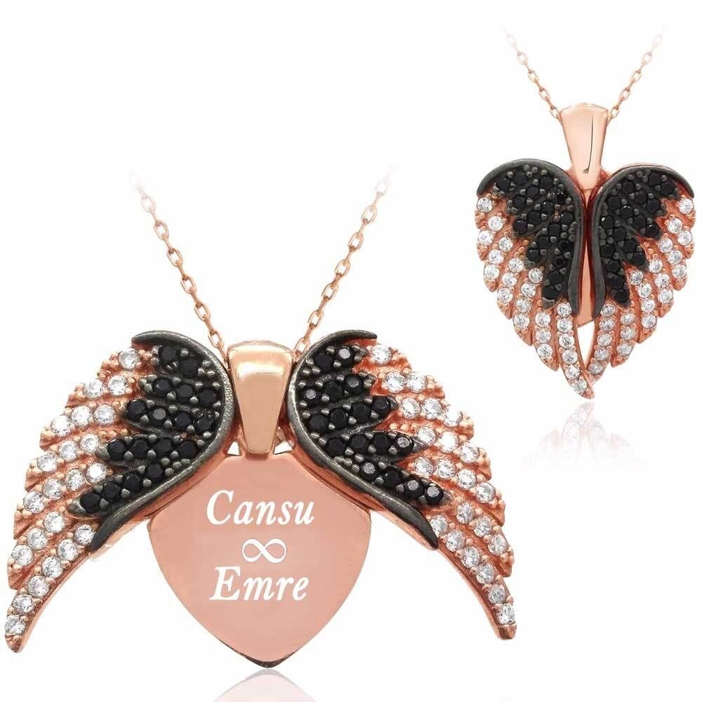 925 Ayar Gümüş Kalbimdeki Sır  Kolyesi