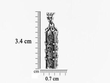 Cevşeni Kebir Dualı 925 Ayar Gümüş Kolye