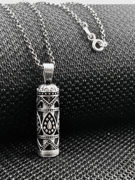 Cevşeni Kebir Dualı 925 Ayar Gümüş Kadın Kolye