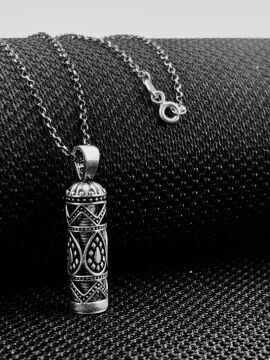 Cevşeni Kebir Dualı 925 Ayar Gümüş Kadın Kolye