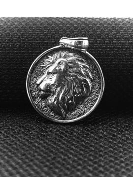 Aslan Tasarımlı 925 Ayar Gümüş Kolye