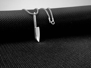 Şef Bıçak Tasarımlı 925 Ayar Gümüş Kolye