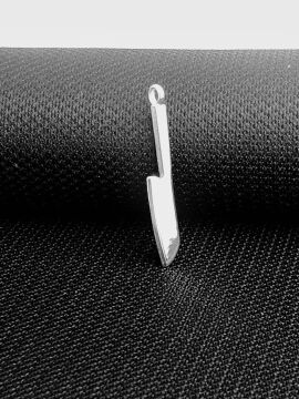 Şef Bıçak Tasarımlı 925 Ayar Gümüş Kolye