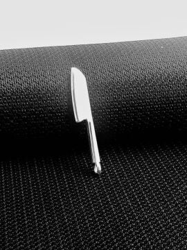 Şef Bıçak Tasarımlı 925 Ayar Gümüş Kolye Ucu