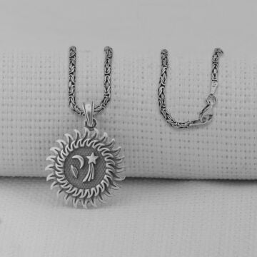 Galaksi 925 Ayar Erkek Gümüş Kolye