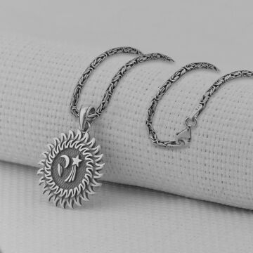 Galaksi 925 Ayar Erkek Gümüş Kolye