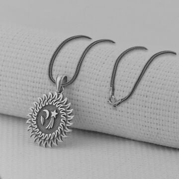 Galaksi 925 Ayar Erkek Gümüş Kolye