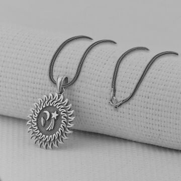 Galaksi 925 Ayar Erkek Gümüş Kolye