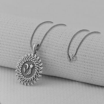 Galaksi 925 Ayar Erkek Gümüş Kolye