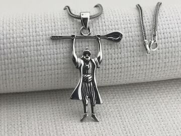 Pir Sultan Abdal 925 Ayar Gümüş Kolye