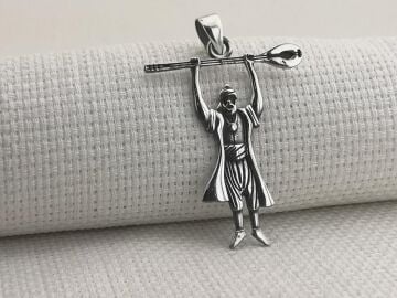 Pir Sultan Abdal 925 Ayar Gümüş Kolye Ucu