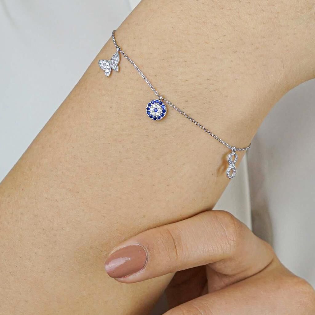 925 Ayar Gümüş Şans Bileklik