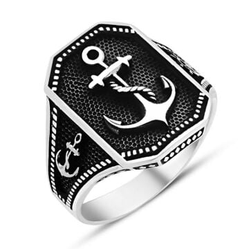 925 Ayar Gümüş Denizci Yüzüğü