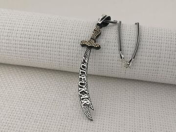 Zülfükar Kılıç 925 Ayar Gümüş Kolye