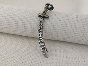 Zülfükar Kılıç 925 Ayar Gümüş Kolye Ucu