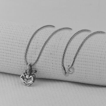 Akrep 925 Ayar Gümüş Kolye