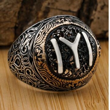 925 Ayar Gümüş Kayı Boyu Erkek Yüzük