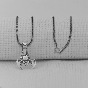 Akrep 925 Ayar Gümüş Kolye