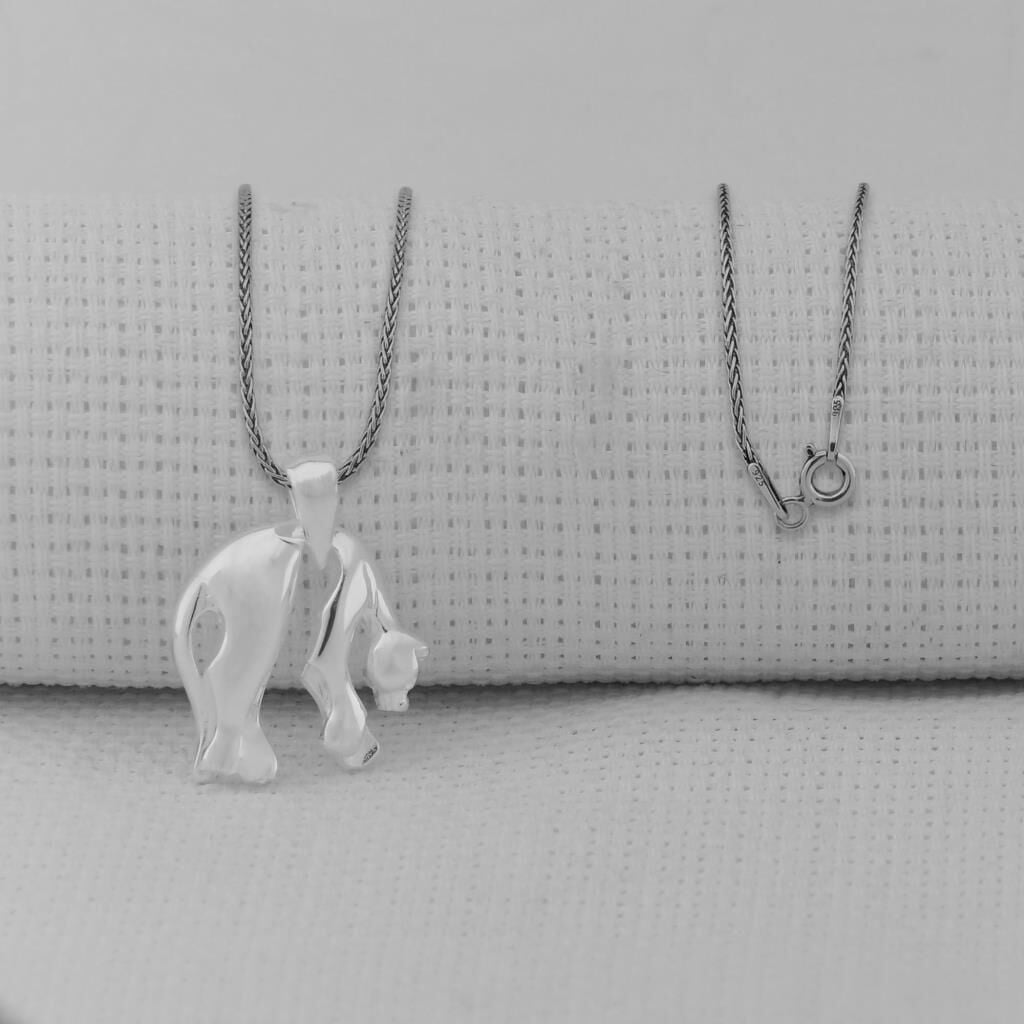 Panter 925 Ayar Gümüş Kolye